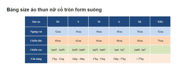 xưởng may đồng phục áo thun nữ