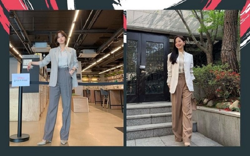 Áo Vest Nữ NK Fashion Thiết Kế Dáng Lửng Phối Họa Tiết Kẻ Đen Trắng Chất