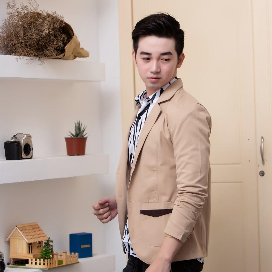 Áo khoác nam trung niên thu đông dáng vest QA013 Rocco Việt Nam