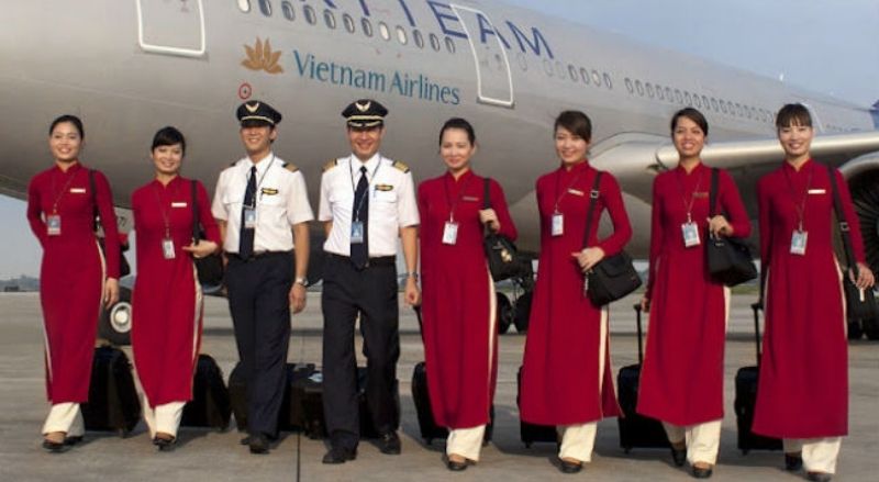 đồng phục tiếp viên hàng không vietnam airline giai đoạn 5