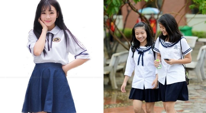 Mẫu váy đồng phục học sinh cấp 2 phù hợp với văn hoá trường học Việt