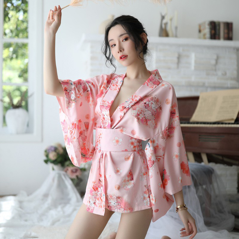 Mẫu đồ ngủ Kimono gợi cảm