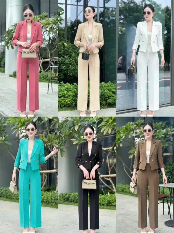 Mẫu đồng phục vest nữ Hàn Quốc