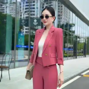 Mẫu đồng phục vest nữ Hàn Quốc 04