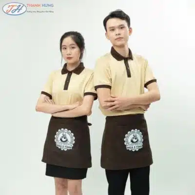 Đồng phục quán cafe thể hiện sự chuyên nghiệp mà còn góp phần tạo dấu ấn thương hiệu
