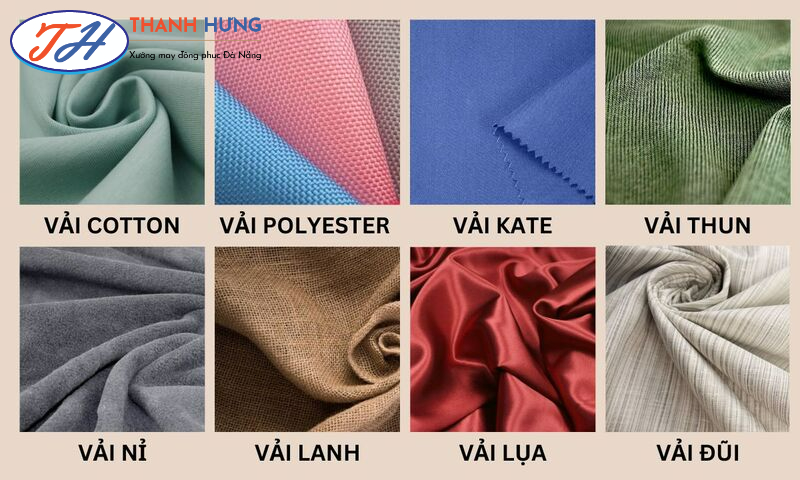 Việc lựa chọn chất liệu là yếu tố quan trọng trong may đồng phục