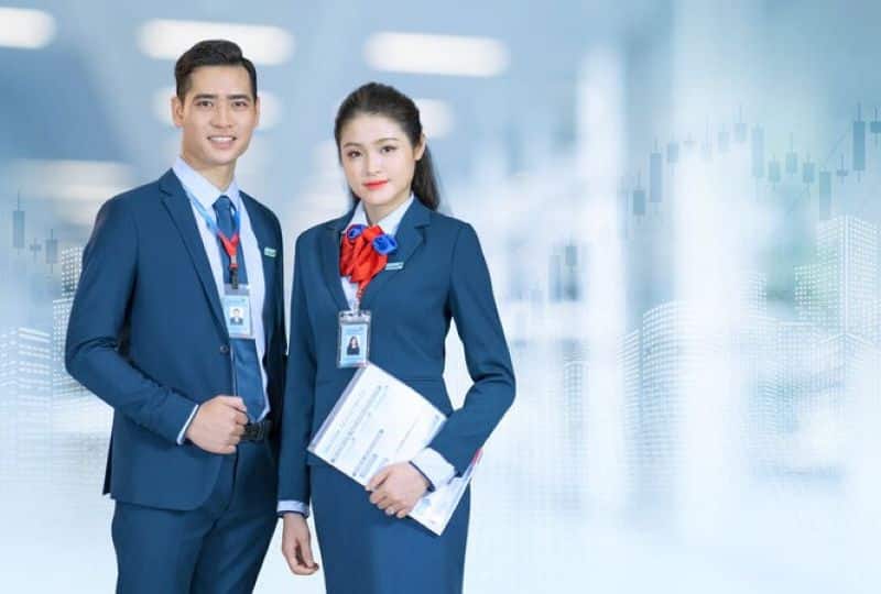 Phụ kiện VietinBank khi mang đồng phục