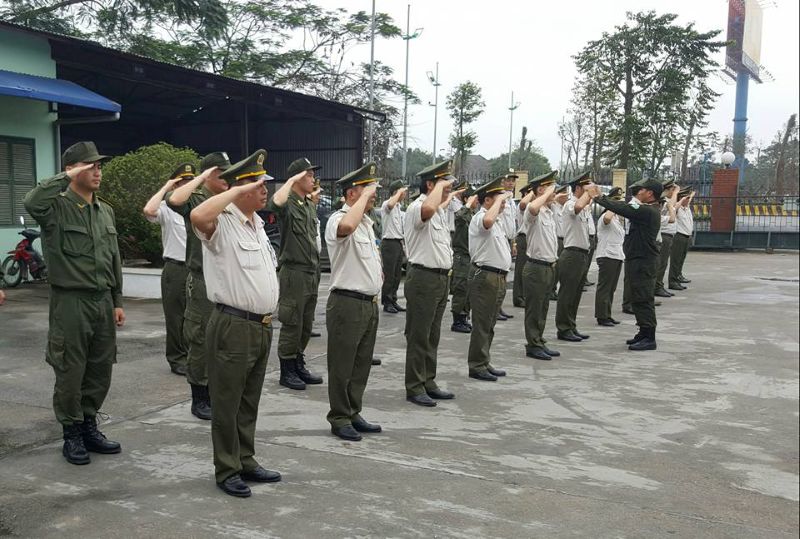 Đồng phục Thanh hưng chuyên nhận may đồng phục an ninh đáp ứng tiêu chuẩn