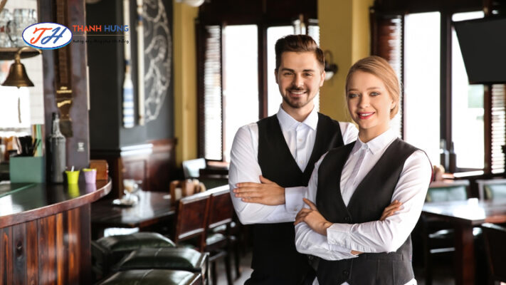 Các mẫu đồng phục bartender được lựa chọn nhiều nhất hiện nay